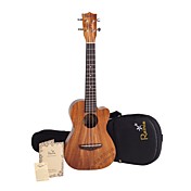 Rainie - (t-40c) high-grand solid akacie KOA tenor ukulele med gig taske / tuner