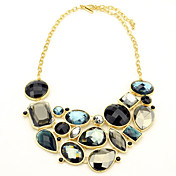 Gorgeous Alloy With Irregular Crystal Women's Necklace