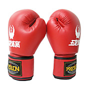 llenos del dedo guantes de boxeo de cuero suave y porosa (tamaño medio)