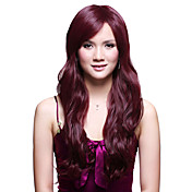 Capless Long Top Grade Synthetic Japanese Kanekalon Big Wavy Wig Side Bang