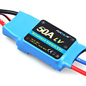 flycolor 4s 50a esc de avião com motor brushless (cores aleatórias)