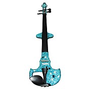 Cozart - (ML024-C5) 4/4 Czechic Crystal Inlaid Electric Violin with Case/Bow/Rosin/Cable/Battery/Extra Crystal/Glue