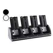 4-Port USB Charging Station with 4 x Rechargeable 2800mAh Batteries for Wii/Wii U Remotes