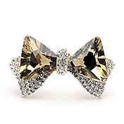 nydelig legering med rhinestones bue bryllup barrette