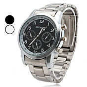 Analoge Quartz Herren Uhr mit Legierung (Verschiedene Farben)
