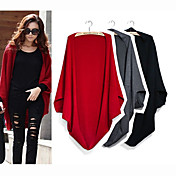 Lady Loose Bat Sleeve Knit Cardigan