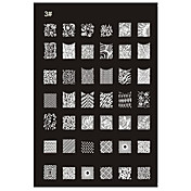 Nueva recomendada Nail Art Stamping Sello de imagen Plate Plantilla