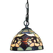 60W Green Tiffany hanglamp met 1 Licht
