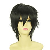 cosplay peluca inspirada en naruto rock lee negro ver.