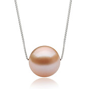 Argento splendido con collana di perle da donna (più colori)