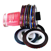 29 Farbe Nail Band Dekoration Aufkleber