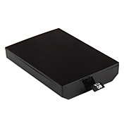 20g disco duro plástico caso de disco para Xbox 360 Slim (negro)