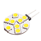 G4 Car Light LED (5050, 1.8W, Lumen (LM) 120, temperatura de cor 3000K, 12V, com 9 LEDs, luz branca quente)