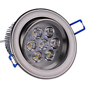 7W Satin Nickel LED Ceiling Light with 7 LEDs with Driver (Swivel 0-60° , Cutting Dia 93mm)