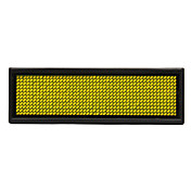 140MW LED Amarelo Mini Board / Card Nome de LED com modos multi