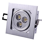 3W Square LED Ceiling Light Driver Included (Cutting size 76*84mm , Swivel: 0-60° , Beam: 5°/30°/45°/60°)