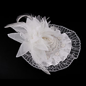 Elegant Tulle With Imitation Pearl Women's Hats
