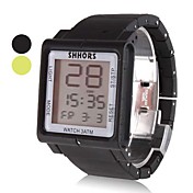 Unisex Touch Screen Plastic Digital Automatic Wrist Watch (Assorted Colors)