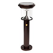 Modern Stainless Steel Lawn Lights with 4 LEDs Solar Powered