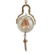 mannen legering mechanische kwarts holle graveren zakhorloge (brons)