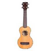 ELLA - (UK-217SSSA) All-solid Spruce sopraan ukelele met tas