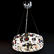Comtemporary Aluminum Pendant Lights with 8 Lights in G4 Bulb Base