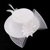 Unique Tulle With Fur Women's Hats