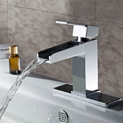 ripottele ® by lightinthebox - messinkiä nykyaikainen vesiputous bathroom sink hana (kromi)