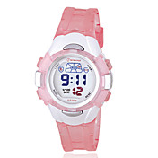 kvinders multi-funktionelle pu digital automatisk armbåndsur