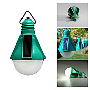 Solar Powered 5-LED White Light Genopladelig Blub Camping Light
