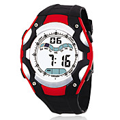 mænds chronograph pu digital automatisk sport ure
