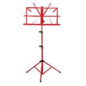 NG - (MS-RD) Red Folding Portable Music Stand with Bag