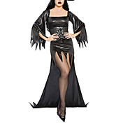 Hot Sexy Witch Mama`s Dress Halloween Costume(3Pieces)
