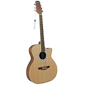 gaviões 40 "novato corte de madeira compensada violão spruce top de cetim