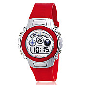 Chronograph für Damen wasserdicht multifunktionale pu digitale automatische casual Uhren