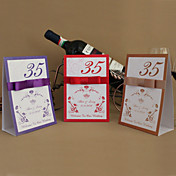 Fancy Blossoms Table Number Card (Set of 10)