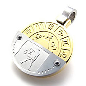 Constellation Pendant(Free Chain)(3.2*2.2*0.6CM)