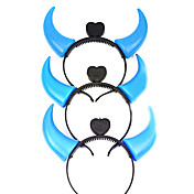 Blue Shining Horn Halloween Headpiece(1 piece)