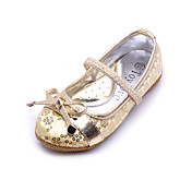 Kids 'Leatherette Flat Heel Lukket tå med Paillet Party / Evening Sko (Flere farver)