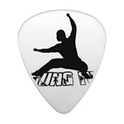 NNPICK - (KFS-6) Compuesto plástico estándar Forma Guitarra / Bajo Picks/6-pack (Kungfu-Design)