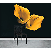 Yellow Tulip Floral Natur Mural
