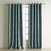 (Due pannelli) pavone jacquard stanza tende oscuranti