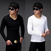 di base v-collo sottile t-shirt