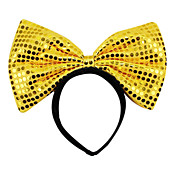 Colore Giallo Carino Big Bow Halloween Archetto (1 pezzo)