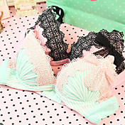 Women's Lace Solid Color Bra