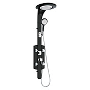 Contemporary Centerset Wall Mount Aluminum Shower Panel with 5 Functions Hand Shower - Painting Finish