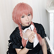 Cosplay Wig Inspired by Inu x Boku Secret Service Roromiya Karuta Pink and Orange