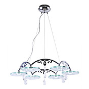 24W Chrome Luz Moderno LED teto acabamento em cristal