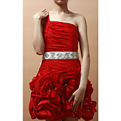 Maravilloso mano de raso / encaje de la boda / vestido de noche con rebordear Belt (más colores)