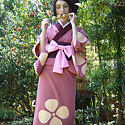 cosplay costume inspiré par Samurai Champloo Fuu rose kimono